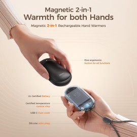 OCOOPA Magnetic Hand Warmers Rechargeable 2 Pack, Fast-Heat, UL Electric Portable Pocket Heater, Ultra-Thin Gloves, Hunting Accessories, Golf, Camping Gear, Women Purse Must Haves, Men Gifts, UT3 Lite OCOOPA Magnetic Hand Warmers Rechargeable 2 Pack, Fast-Heat, UL Electric Portable Pocket Heater, Ultra-Thin Gloves, Hunting Accessories, Golf, Camping Gear, Women Purse Must Haves, Men Gifts, UT3 Lite