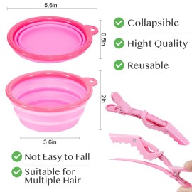 Asqraqo 11pcs Hair Coloring Kit - Professional Salon Tools for DIY Mixing, Includes Clips, Bowl, Dye Brush, Earmuffs - Perfect for Bleaching and Dye Asqraqo 11pcs Hair Coloring Kit - Professional Salon Tools for DIY Mixing, Includes Clips, Bowl, Dye Brush, Earmuffs - Perfect for Bleaching and Dye