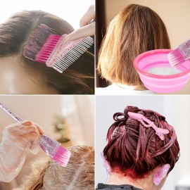 Asqraqo 11pcs Hair Coloring Kit - Professional Salon Tools for DIY Mixing, Includes Clips, Bowl, Dye Brush, Earmuffs - Perfect for Bleaching and Dye Asqraqo 11pcs Hair Coloring Kit - Professional Salon Tools for DIY Mixing, Includes Clips, Bowl, Dye Brush, Earmuffs - Perfect for Bleaching and Dye