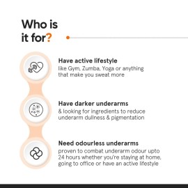 Minimalist Underarm Roll On Deodorant to Control Odour & Fade Darkness | With Nonapeptide + AHA BHA 06% | | Fragrance & Aluminium Free | Exfoliating Deo For Women & Men | 1.35 Fl Oz / 40 ml Minimalist Underarm Roll On Deodorant to Control Odour & Fade Darkness | With Nonapeptide + AHA BHA 06% | | Fragrance & Aluminium Free | Exfoliating Deo For Women & Men | 1.35 Fl Oz / 40 ml