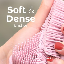 MainBasics Silicone Body Scrubber - Dual-Sided Shower Exfoliator for Men & Women, Gentle Silicone Loofah Alternative for Deep Clean (Pink, Exfoliate) MainBasics Silicone Body Scrubber - Dual-Sided Shower Exfoliator for Men & Women, Gentle Silicone Loofah Alternative for Deep Clean (Pink, Exfoliate)