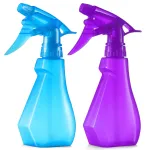DilaBee Plastic Spray Bottles - 8oz (2 Pack) Water Spray Bottle for Hair, Gardening, Grilling & Cleaning Solution - Empty Spray Bottles for Pet Correction - Spray Bottle BPA Free (Blue-Purple)