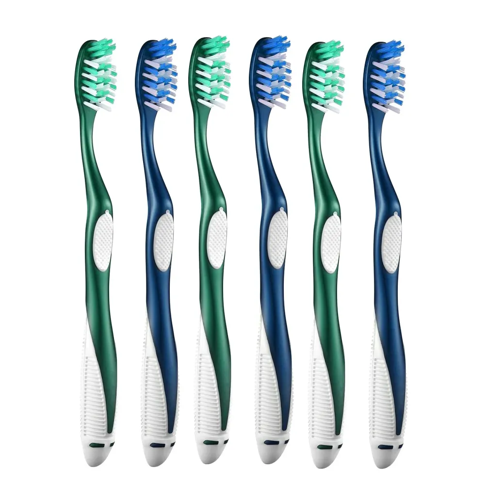 Fremouth Extra Firm Toothbrushes for Adults, Extra Hard Bristles, 6 Count Fremouth Extra Firm Toothbrushes for Adults, Extra Hard Bristles, 6 Count