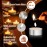 Tealight Candles - Tea Lights Candles Unscented Tea Tree Lights Mini Votive with Cotton Wick for Decorating Home,Pool,Shabbat,Wedding,Emergencies,Christmas,Halloween,Parties, Spas
