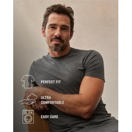 True Classic Mens T-Shirts - Short Sleeve Crew Neck Plain Novelty T Shirt for Men, Pack of 3, Variety, XXL