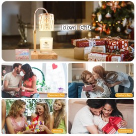 TOACSUCP Candle Warmer Lamp with 3 Bulbs, Adjustable Height Dimmable Candle Warmer with Timer, Candle Lamp with Charming Gift Box Ribbon, Mothers Day Birthday Gifts for Women Mom TOACSUCP Candle Warmer Lamp with 3 Bulbs, Adjustable Height Dimmable Candle Warmer with Timer, Candle Lamp with Charming Gift Box Ribbon, Mothers Day Birthday Gifts for Women Mom