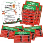 Christmas Friendly Feud Game, Friendly Feud Quiz, Baby Shower Game Cards for Adults, Family Activity, Feud Trivia Quiz, Games for Families Party Winter Party Supplies-LP5