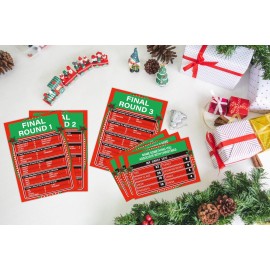 Christmas Friendly Feud Game, Friendly Feud Quiz, Baby Shower Game Cards for Adults, Family Activity, Feud Trivia Quiz, Games for Families Party Winter Party Supplies-LP5 Christmas Friendly Feud Game, Friendly Feud Quiz, Baby Shower Game Cards for Adults, Family Activity, Feud Trivia Quiz, Games for Families Party Winter Party Supplies-LP5