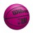 WILSON NBA DRV Outdoor Basketball with Pump - Pink, Size 6-28.5