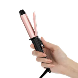 1 Inch Dual Voltage Ceramic Curling Iron with Kera..