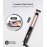 1 Inch Dual Voltage Ceramic Curling Iron with Keratin & Argan Oil, Mini Hair Curler, Travel Size with Storage Bag