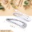 KANPRINCESS Hair Clip, 2Pcs 2.4Inch Rhinestone, Silver, Hair Barrettes for Women Girls Bridal, Wedding, Party, Prom