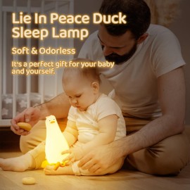 MAGOHMT Existential Crisis Duck Lamp - 3-Level Dimmable Rechargeable Night Light for Kids Breastfeeding & Nursery | Silicone, Touch Control & Lying Flat Design, Toddler Room Safe (Ducky Lay Lamp) MAGOHMT Existential Crisis Duck Lamp - 3-Level Dimmable Rechargeable Night Light for Kids Breastfeeding & Nursery | Silicone, Touch Control & Lying Flat Design, Toddler Room Safe (Ducky Lay Lamp)