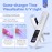 SAVILAND LED U V Light with Magnetic Stand & LCD Screen Portable Nail Lamp Kit Handsfree 2-Timer Modes Portable Mini Nail Dryer Stand for Gel Nails USB Rechargeable and Cordless for Home DIY Manicure