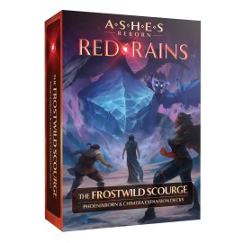 Plaid Hat Games Ashes Reborn: Red Rains Frostwild Scourge Expansion Decks - Phoenixborn & Chimera Set for 1-2 Players, Ages 14+ - Requires Corpse of Viros & Master Set