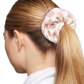 Kitsch Ultra Soft Microfiber Large Hair Ties for Women - Towel Scrunchies for Wet Hair, 2 Count - Terracotta Checker Kitsch Ultra Soft Microfiber Large Hair Ties for Women - Towel Scrunchies for Wet Hair, 2 Count - Terracotta Checker