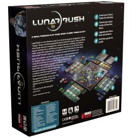 Dead Alive Games: Lunar Rush - Standard Edition - Euro-Style Board Game, Moon & Space, Resource Management, Worker Placement, Ages 14+, 1-4 Players