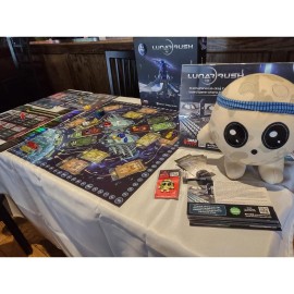 Dead Alive Games: Lunar Rush - Standard Edition - Euro-Style Board Game, Moon & Space, Resource Management, Worker Placement, Ages 14+, 1-4 Players
