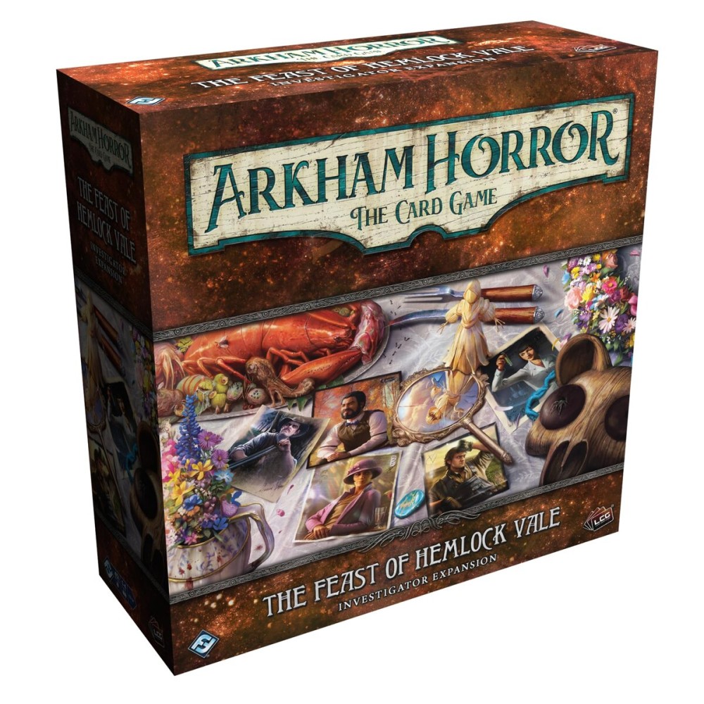 Asmodee Arkham Horror The Card Game The Feast of Hemlock Vale Investigator Expansion - Face Unknown Terrors, Lovecraftian Cooperative LCG, Ages 14+, 1-4 Players, 1-2 Hr Playtime