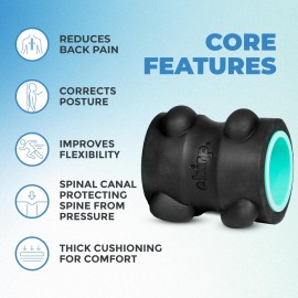 Chirp Wheel XR Massage Roller for Neck & Headache Relief - Rejuvenate Body, Spinal Care & Tension Through Thumb Pressure Release | High-Density Foam for Physical Therapy, 500lbs Capacity, 4 Mint