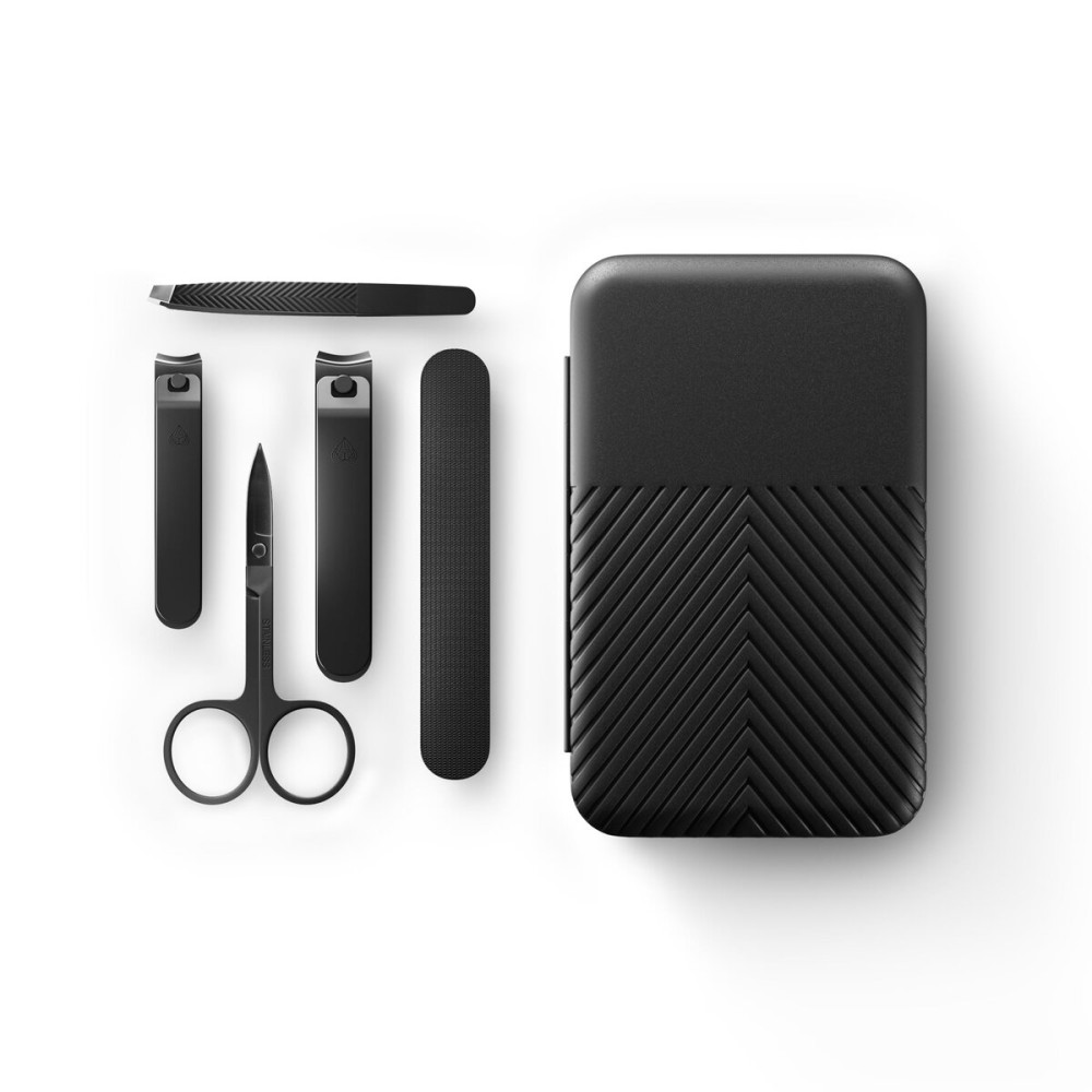 MANSCAPED Shears 3.0, 5-Piece Precision Mens Nail Grooming Travel Kit, Stainless Steel Manicure Set with Fingernail & Toenail Clippers, Nail File, Slant Tip Tweezers, Cuticle Scissors, Travel Case MANSCAPED Shears 3.0, 5-Piece Precision Mens Nail Grooming Travel Kit, Stainless Steel Manicure Set with Fingernail & Toenail Clippers, Nail File, Slant Tip Tweezers, Cuticle Scissors, Travel Case