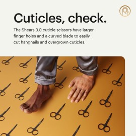 MANSCAPED Shears 3.0, 5-Piece Precision Mens Nail Grooming Travel Kit, Stainless Steel Manicure Set with Fingernail & Toenail Clippers, Nail File, Slant Tip Tweezers, Cuticle Scissors, Travel Case MANSCAPED Shears 3.0, 5-Piece Precision Mens Nail Grooming Travel Kit, Stainless Steel Manicure Set with Fingernail & Toenail Clippers, Nail File, Slant Tip Tweezers, Cuticle Scissors, Travel Case