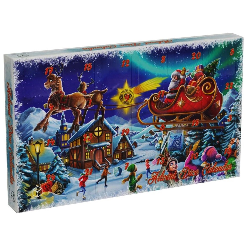 Advent Dice Calendar 04 by Q-Workshop, Dice Board Game Advent Dice Calendar 04 by Q-Workshop, Dice Board Game