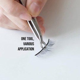 [Premium Hand-Made] Tweezers for women facial hair - Round tip Tweezers, Eyebrow Tweezers, 304 Surgical-grade Stainless Steel for Safety, Precision tweezers, Facial Hair Tweezers for Men & Women