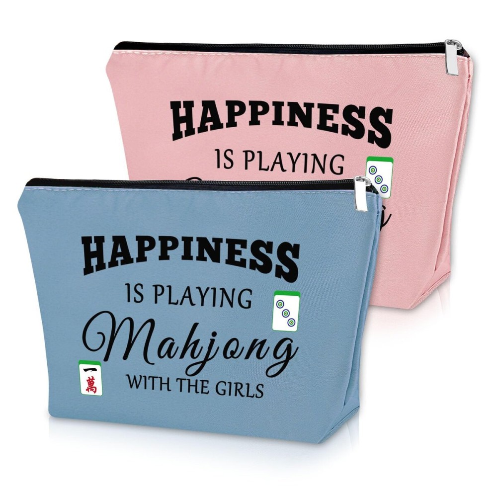 Sazuwu 2PCS Mahjong Makeup Bag Mahjong Lover Gifts for Mom Grandma Lucky Mahjong Gifts for Women Retirement Gifts for Her Gambling Cosmetic Bag Mahjong Themed Gifts Thanksgiving Christmas Gifts Sazuwu 2PCS Mahjong Makeup Bag Mahjong Lover Gifts for Mom Grandma Lucky Mahjong Gifts for Women Retirement Gifts for Her Gambling Cosmetic Bag Mahjong Themed Gifts Thanksgiving Christmas Gifts