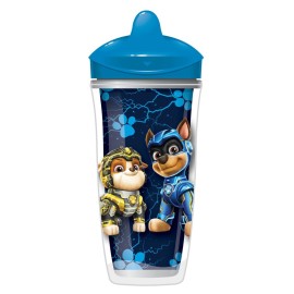 Playtex Baby Sipsters Stage 3 PAW Patrol Spout Cups, Spill-Proof, Leak-Proof, Break-Proof - Red & Blue, 9 Oz, 2 Count