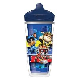 Playtex Baby Sipsters Stage 3 PAW Patrol Spout Cups, Spill-Proof, Leak-Proof, Break-Proof - Red & Blue, 9 Oz, 2 Count