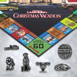 Monopoly National Lampoons Christmas Vacation, Featuring Themed Tokens Squirrel, Egg Nog Glass, Chainsaw & More, 2-6 Players, Ages 15+, Play Time 60+, Officially Licensed National Lampoons Board Game Monopoly National Lampoons Christmas Vacation, Featuring Themed Tokens Squirrel, Egg Nog Glass, Chainsaw & More, 2-6 Players, Ages 15+, Play Time 60+, Officially Licensed National Lampoons Board Game