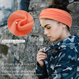 12 Pcs Stretchy Headbands for Women, Absorbed Sport Headband Soft Twist Knotted Headbands for Daily Life Yoga 12 Pcs Stretchy Headbands for Women, Absorbed Sport Headband Soft Twist Knotted Headbands for Daily Life Yoga