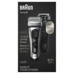 Braun Series 8 Electric Razor for Men, with 4+1 Shaving Elements & Precision Long Hair Trimmer, Close & Gentle Even on Dense Beards, Wet & Dry Electric Razor with 60min Runtime, 8517s Galvano Silver