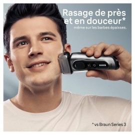 Braun Series 8 Electric Razor for Men, with 4+1 Shaving Elements & Precision Long Hair Trimmer, Close & Gentle Even on Dense Beards, Wet & Dry Electric Razor with 60min Runtime, 8517s Galvano Silver Braun Series 8 Electric Razor for Men, with 4+1 Shaving Elements & Precision Long Hair Trimmer, Close & Gentle Even on Dense Beards, Wet & Dry Electric Razor with 60min Runtime, 8517s Galvano Silver