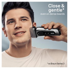 Braun Series 8 Electric Razor for Men, with 4+1 Shaving Elements & Precision Long Hair Trimmer, Close & Gentle Even on Dense Beards, Wet & Dry Electric Razor with 60min Runtime, 8517s Galvano Silver Braun Series 8 Electric Razor for Men, with 4+1 Shaving Elements & Precision Long Hair Trimmer, Close & Gentle Even on Dense Beards, Wet & Dry Electric Razor with 60min Runtime, 8517s Galvano Silver