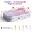 Gerkia Dental Floss Portable Case, Easy to Store Floss Picks of Various Sizes, Portable Dental Floss Dispenser is Perfect for Travelling, Hotels, Dinners, Appointments.Pink Marble