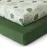 Blissful Diary Muslin Crib Sheets for Girl Boy, Boho Neutral Soft Cotton Baby Sheet for 52\'\'x28\'\' Standard Crib Mattress, 2 Pack(Monstera&Dark Green)