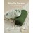 Blissful Diary Muslin Crib Sheets for Girl Boy, Boho Neutral Soft Cotton Baby Sheet for 52\'\'x28\'\' Standard Crib Mattress, 2 Pack(Monstera&Dark Green)