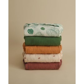 Blissful Diary Muslin Crib Sheets for Girl Boy, Boho Neutral Soft Cotton Baby Sheet for 52\'\'x28\'\' Standard Crib Mattress, 2 Pack(Monstera&Dark Green) Blissful Diary Muslin Crib Sheets for Girl Boy, Boho Neutral Soft Cotton Baby Sheet for 52\'\'x28\'\' Standard Crib Mattress, 2 Pack(Monstera&Dark Green)