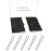 330 Count U Shaped Hair Pins for Buns, YINGFENG 2.4 inch Bun Pins Black Hair Pins for Women Girls with Storage Box, Hair Accessories for All Hair Types