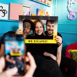 Talking Tables Host Your Own Escape Room Game New York Edition | Interactive Family Games Night | Solve Puzzles and Find Clues to Escape in time | 2-6 Players | Ages 16+ | Moderate Difficulty Level