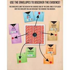 Tiny Epic Crimes | Murder Mystery & Deduction Board Game for Adults & Teens | 1-4 Players, 30-60 Min | Featuring The Decoder System