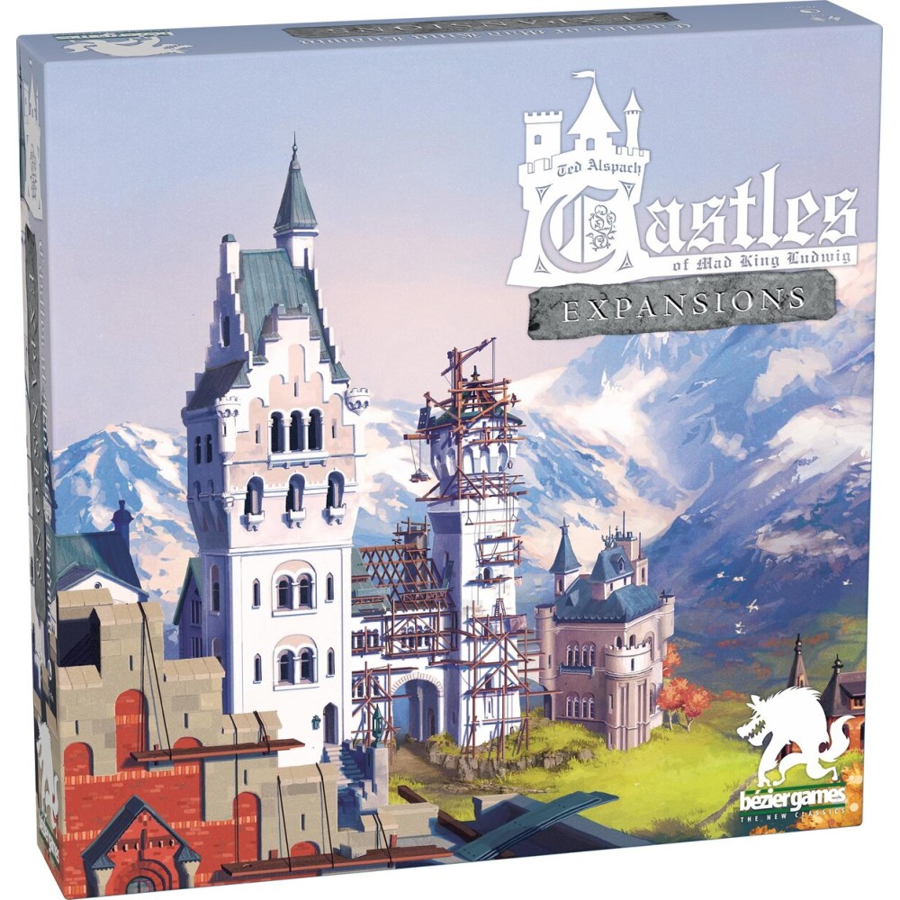 Castles of Mad King Ludwig Expansions 2nd Edition by Bezier Games, Strategy Board Game