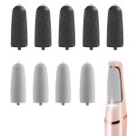 9 Pack Pedicures Replacement Heads for Haootadiy Flawless Pedi, Eelectric Tool Foot File, Pedi Replacement Roller Head fit Finishing Touch Flawless Pedi (Pedicure Tool Not Included)