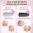 9 Pack Pedicures Replacement Heads for Haootadiy Flawless Pedi, Eelectric Tool Foot File, Pedi Replacement Roller Head fit Finishing Touch Flawless Pedi (Pedicure Tool Not Included)