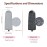 9 Pack Pedicures Replacement Heads for Haootadiy Flawless Pedi, Eelectric Tool Foot File, Pedi Replacement Roller Head fit Finishing Touch Flawless Pedi (Pedicure Tool Not Included)