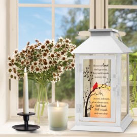 HN HAIINAA Memorial Lantern Bereavement Gifts in Memory of Loved One - Remembrance Sympathy Gifts for Loss of Mother or Father with LED Candle and Remote HN HAIINAA Memorial Lantern Bereavement Gifts in Memory of Loved One - Remembrance Sympathy Gifts for Loss of Mother or Father with LED Candle and Remote
