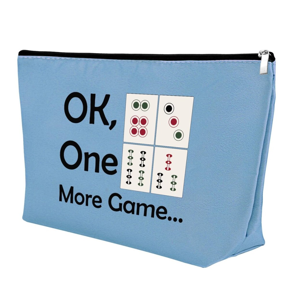 Mahjong Girls Makeup Bag Mahjong Lover Gift Cosmetic Bag Mahjong Gifts Retirement Gifts for Her Funny Gambling Gifts for Women Grandma Mother Birthday Christmas Thanksgiving Gifts Travel PouchBlue Mahjong Girls Makeup Bag Mahjong Lover Gift Cosmetic Bag Mahjong Gifts Retirement Gifts for Her Funny Gambling Gifts for Women Grandma Mother Birthday Christmas Thanksgiving Gifts Travel PouchBlue