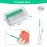 Ndzefan 160PCS Portable Soft Silica Gel Toothpick Dental Floss Picks Original Suitable for Oral Care of Adults and Children, Toothpick Brushes Teeth Cleaning Tool (Green)